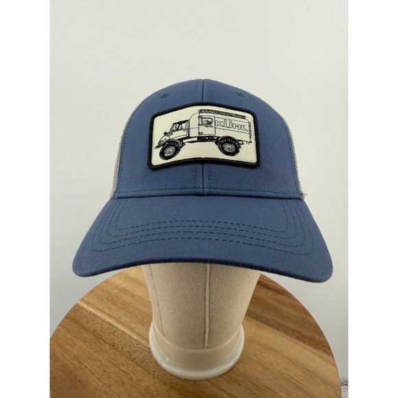 Kuhl Other - Kuhl Trucker Hat Blue Gray Mesh Snapback Off-Road Expedition Truck Patch Cap
